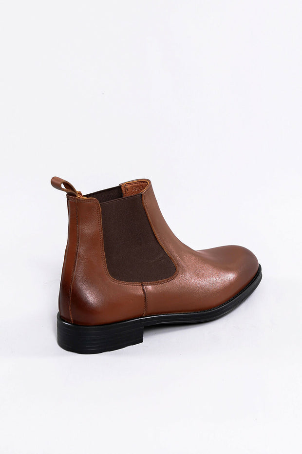 Leather Brown Chelsea Boots | Wessi $50 - $100, 3-piece-suit, 7, 8, 9, Ankle, Boots, Brown, Casual, Chelsea, Chelsea Boot, Daily, Leather, Shoes, tan ShoesChelsea Boot - wessi