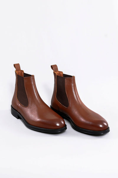 Leather Brown Chelsea Boots | Wessi $50 - $100, 3-piece-suit, 7, 8, 9, Ankle, Boots, Brown, Casual, Chelsea, Chelsea Boot, Daily, Leather, Shoes, tan ShoesChelsea Boot - wessi