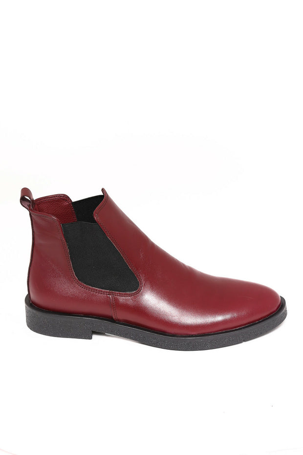 Leather Burgundy Chelsea Boots | Wessi $50 - $100, 10, 3-piece-suit, 7, 8, 9, Ankle, Boots, Burgundy, Casual, Chelsea, Chelsea Boot, Daily, Leather, Shoes ShoesChelsea Boot - wessi