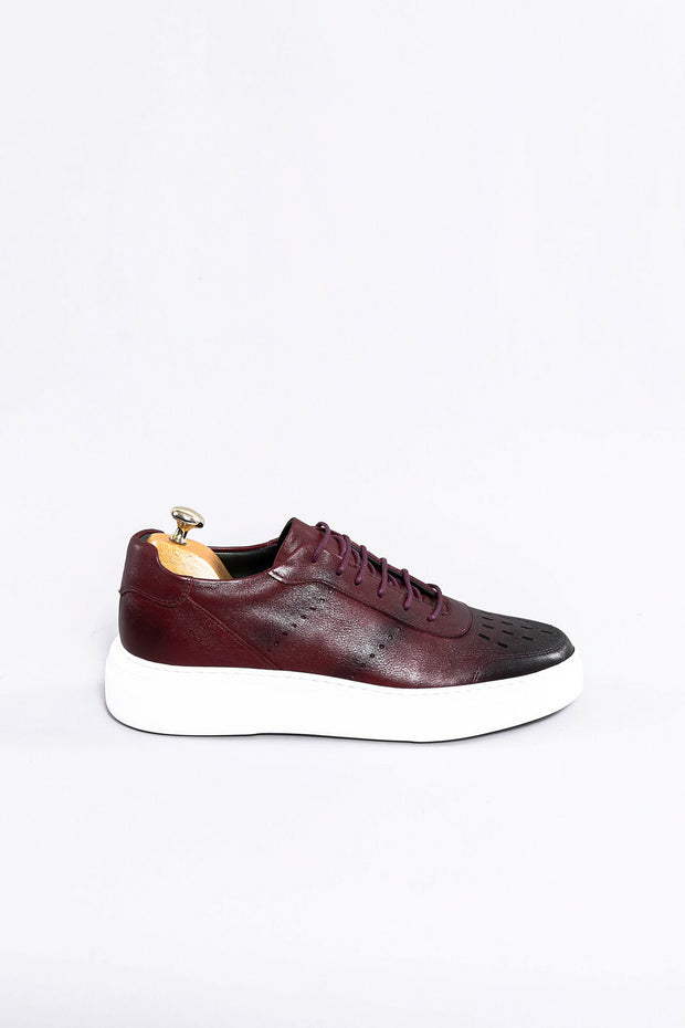 Leather Burgundy Sneakers | Wessi 3-piece-suit, Burgundy, Casual, Daily, Leather, Shoes, Sport, Ugly Shoes ShoesUgly Shoes - wessi