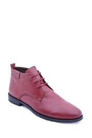 Leather Laced Claret Red Ankle Boots | Wessi 10, 3-piece-suit, Ankle, Boot, Lace Up, Leather, Shoes ShoesBoot - wessi