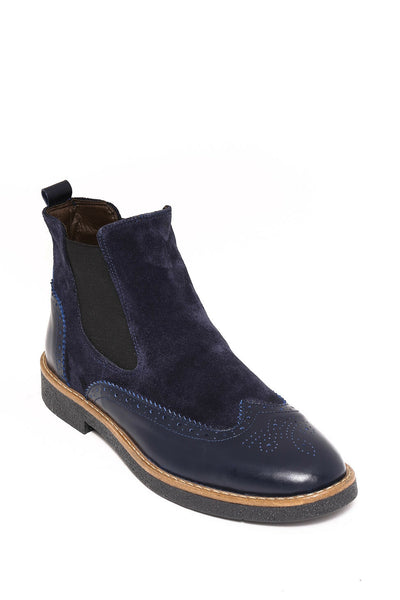 Navy Blue Chelsea Boots | Wessi $50 - $100, 10, 3-piece-suit, 7, 8, 9, Ankle, Blue, Boots, Casual, Chelsea, Chelsea Boot, Daily, Leather, Navy, navy-blue, Shoes, Suede ShoesChelsea Boot - wes