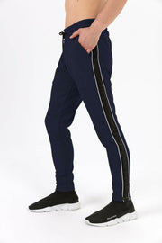 Navy Blue Men's Pocket Sweatpants Blue, Daily, Navy, navy-blue, Sport, Sport Clothing, Sweatpants Sport ClothingSweatpants - wessi