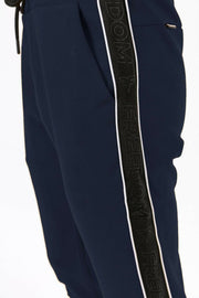 Navy Blue Men's Pocket Sweatpants Blue, Daily, Navy, navy-blue, Sport, Sport Clothing, Sweatpants Sport ClothingSweatpants - wessi