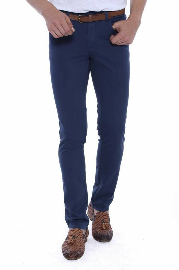 6 Pockets Navy Pants