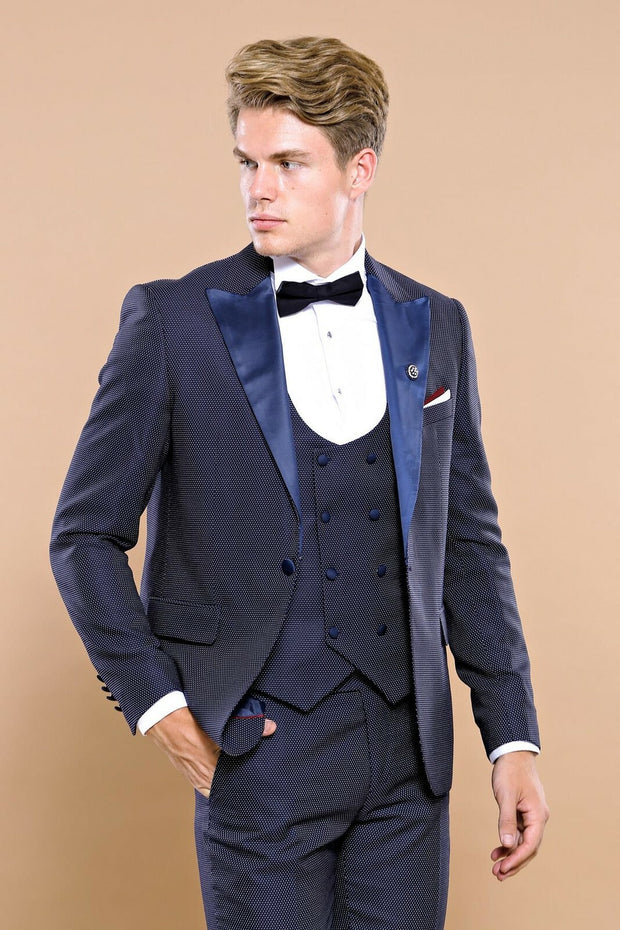 Tuxedo hot sale navy blue