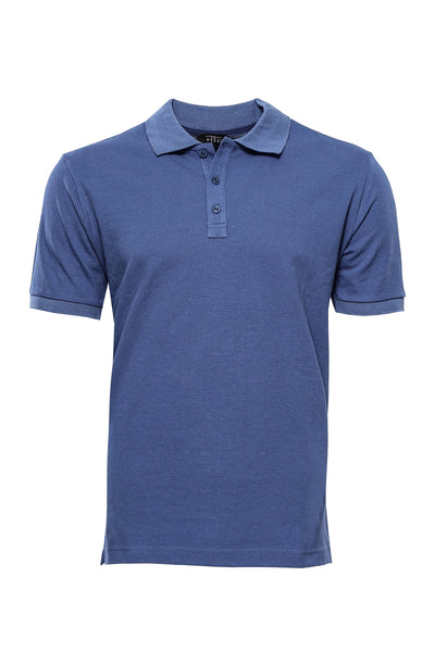 Oxford Blue Polo Collar T-shirt $10 - $30, 3-piece-suit, Basic, Blue, Casual, Casual T-Shirt, Daily, Essentials, Knit, L, M, Modern Fit, Navy, navy-blue, Oxford, Polo, Polo T-Shirt, S, Slim F