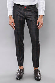 Plaid Black Trousers | Wessi 3-piece-suit, 30, Black, Casual, Checked, Daily, Modern Fit, Patterned, Plaid, Slim Fit, Trouser, Trousers TrouserTrousers - wessi