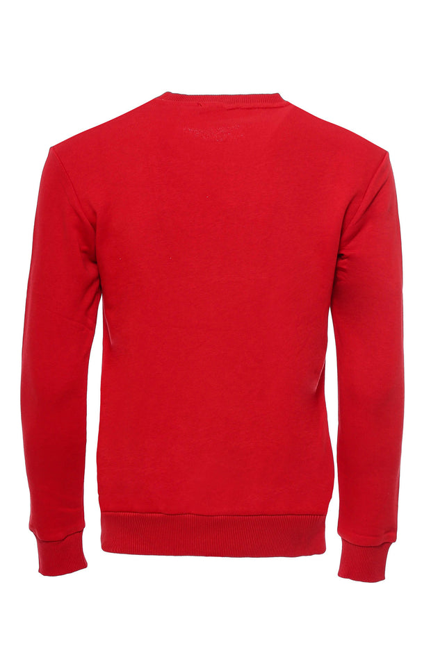 Red Plain Circle Neck Sweatshirt $10 - $30, Basic, Casual, Crew Neck, Daily, Essentials, Modern Fit, Plain, red, Slim Fit, Sport, Sport Clothing, Sweatshirt Sport ClothingSweatshirt - wessi