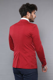 Red Slim Fit Blazer | Wessi 3-piece-suit, 42, 6 Drop, Basic, Essentials, Italian Suit, Men's Blazers, Modern Fit, Notch, Notch Lapel, Plain, red, Slim Fit, Slim Fit Blazers, Slim Fit Suit, Sl