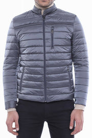 Shiney Grey Down Jacket 3-piece-suit, 34, 36, 38, 40, 42, 44, Jackets, Modern Fit, Outwear, Puffer Coats, Slim Fit, Zippered OutwearJacketsPuffer Coats - wessi