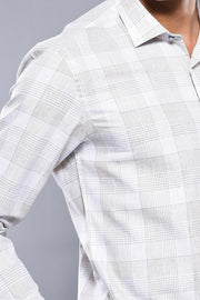 Slim Fit Checked Beige Shirt 3-piece-suit, Casual, Checked, Daily, Italian, Modern Fit, Office, Plaid, Shirt, Slim Fit, Slim Fit Shirt ShirtSlim Fit Shirt - wessi