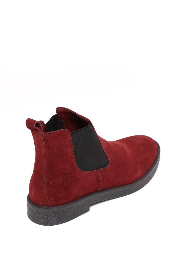 Suede Burgundy Chelsea Boots | Wessi $50 - $100, 10, 3-piece-suit, 7, 8, Ankle, Boots, Burgundy, Casual, Chelsea, Chelsea Boot, Daily, Shoes, Suede ShoesChelsea Boot - wessi