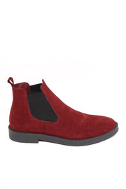 Suede Burgundy Chelsea Boots | Wessi $50 - $100, 10, 3-piece-suit, 7, 8, Ankle, Boots, Burgundy, Casual, Chelsea, Chelsea Boot, Daily, Shoes, Suede ShoesChelsea Boot - wessi