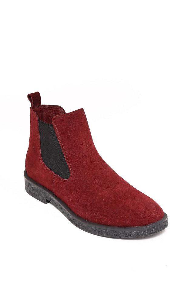 Suede Burgundy Chelsea Boots | Wessi $50 - $100, 10, 3-piece-suit, 7, 8, Ankle, Boots, Burgundy, Casual, Chelsea, Chelsea Boot, Daily, Shoes, Suede ShoesChelsea Boot - wessi