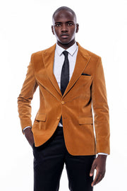 Wide Peak Lapel Velvet Yellow Blazer 34, 36, 40, 42, 44, 46, 48, 6 Drop, Basic, Essentials, Italian Suit, Modern Fit, New Season, Peak, Peak Lapel, Plain, Slim Fit, Slim Fit Suit, Slimfit, ta