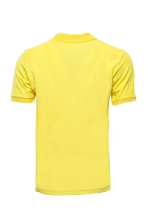 Yellow Oxford Polo Collar T-shirt 3-piece-suit, Basic, Casual, Daily, Essentials, Knit, Modern Fit, Oxford, Polo, Polo T-Shirt, Slim Fit, T-Shirt, yellow T-ShirtPolo T-Shirt - wessi