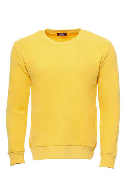 Yellow Plain Circle Neck Sweatshirt $10 - $30, Basic, Casual, Crew Neck, Daily, Essentials, Modern Fit, Plain, Slim Fit, Sport, Sport Clothing, Sweatshirt, yellow Sport ClothingSweatshirt - w