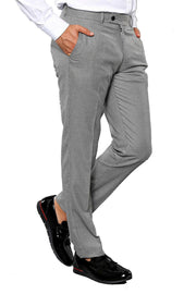 Patterned Grey Slim-Fit Trousers 28, 3-piece-suit, 30, 32, 34, 36, Casual, Checked, Daily, Grey, Modern Fit, Party, Patterned, Plaid, Slim Fit, Trouser, Trousers TrouserTrousers - wessi