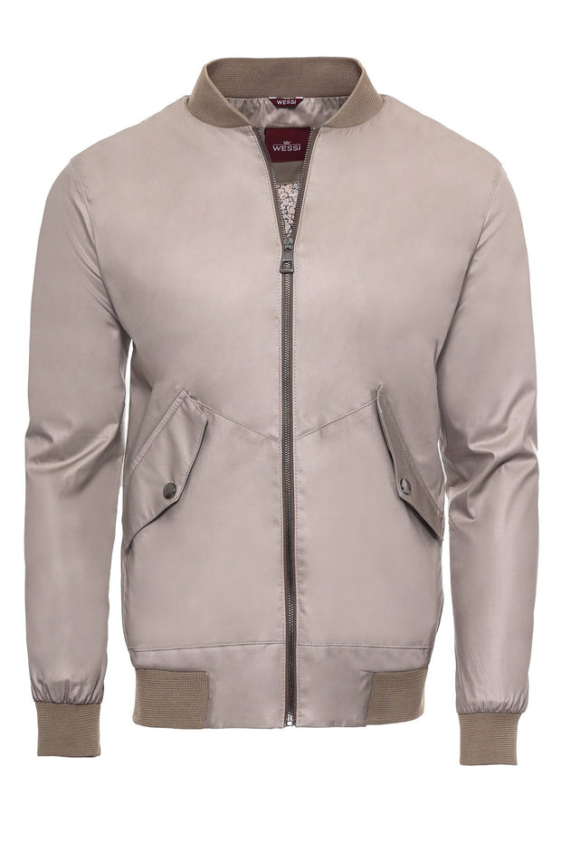 Krem Cep DetaylÄ± SÃ¼et Bomber Mont Bomber Jacket, Outwear, Wessi OutwearBomber Jacket - wessi