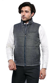 Two-Sided Green Waistcoat | Wessi 3-piece-suit, 38, 46, Jackets, Modern Fit, Outwear, Puffer Coats, Slim Fit, Zippered OutwearJacketsPuffer Coats - wessi