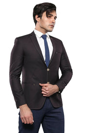 Zippered Pocket Brown Jacket 3-piece-suit, 38, 40, 42, 44, Men's Blazers, Modern Fit, Notch, Slim Fit, Slim Fit Blazers, Zippered OutletBlazer - wessi